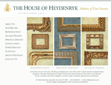 Tablet Screenshot of heydenryk.com
